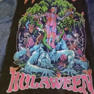 Colorful Hulaween Graphic Pashmina/Scarf/Wrap